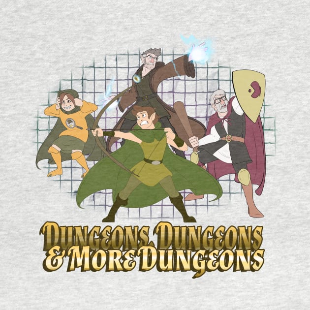 Dungeons, Dungeons and More Dungeons by ShannonSketches